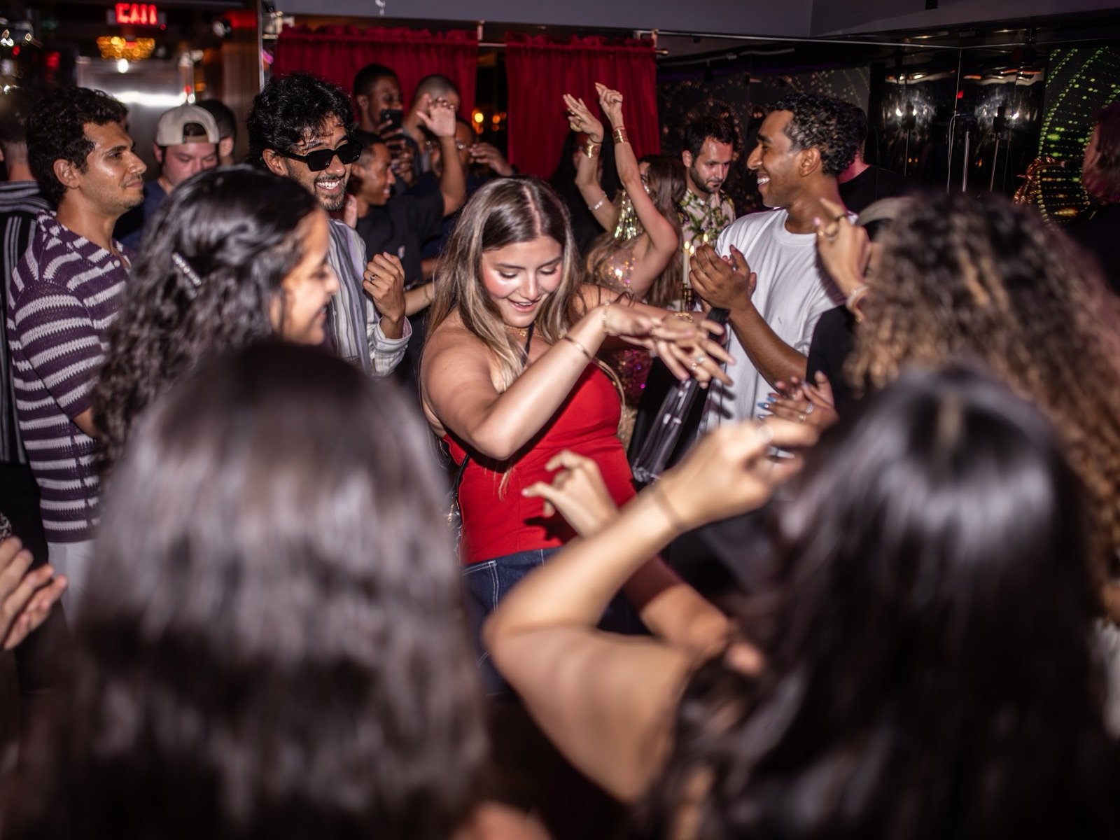 The crowd at a Sirocco Sessions Arabic House night